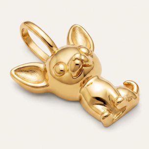 Charm Chihuahua Placcato Oro