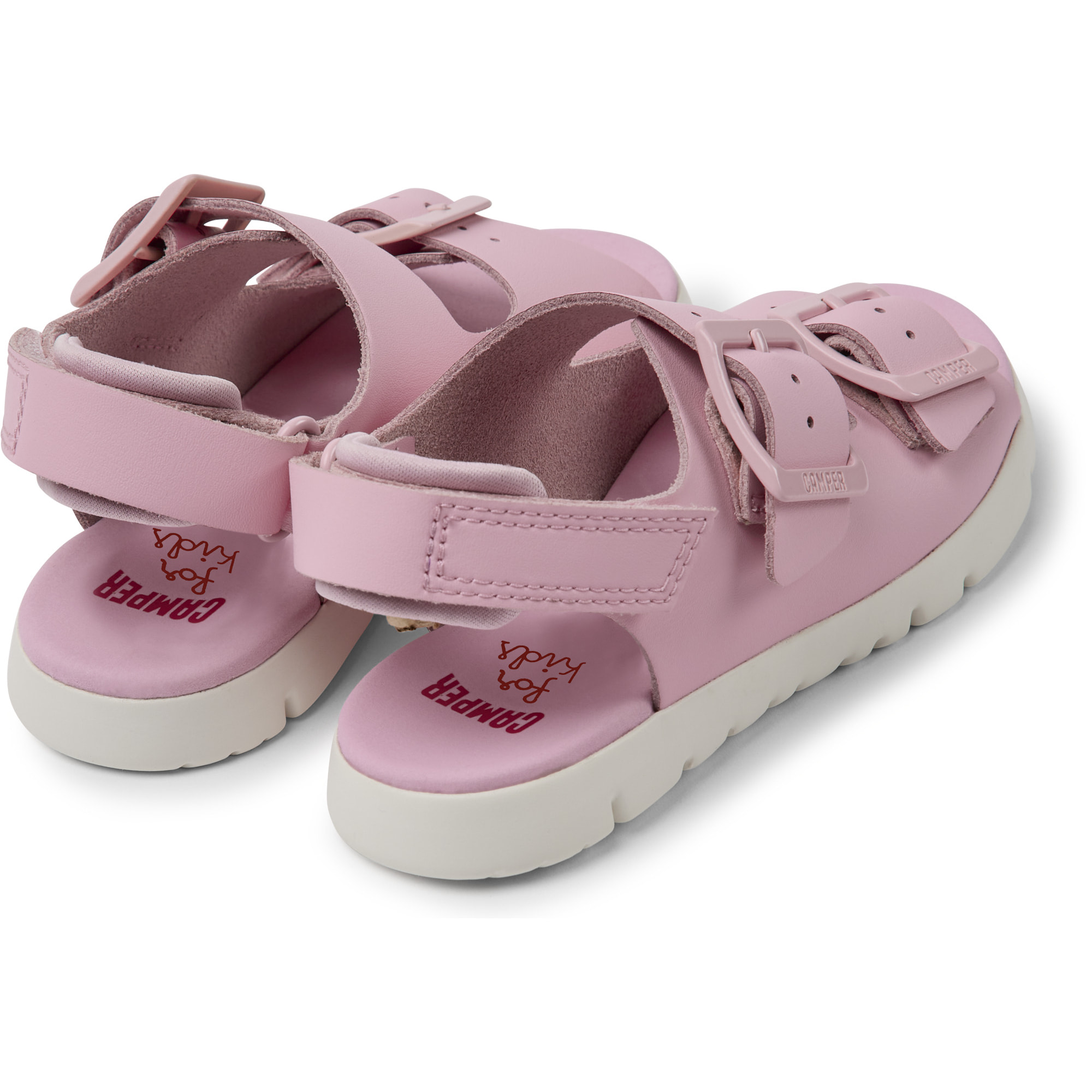 Sandalias - CAMPER Oruga - Rosa - Cuero liso