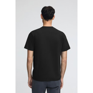 Camiseta negra con parche personalizado Polo Club