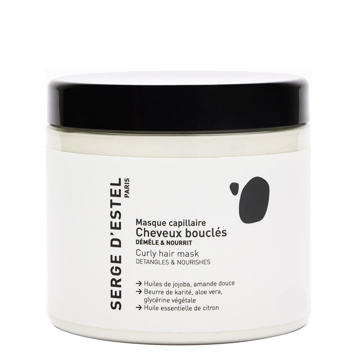 Cheveux Bouclés - Masque Démêlant et Nourissant pour Cheveux Bouclés