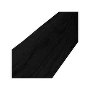 Table basse ronde en bois marron ou noir diam. 90cm - ANGEL