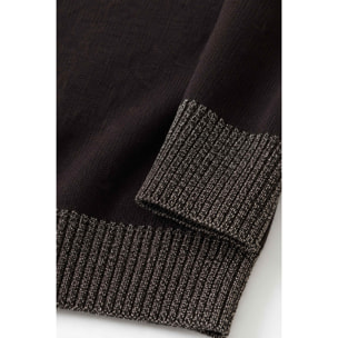 Kocca - Maglia girocollo rilassata in viscosa, lana e cashmere Donna