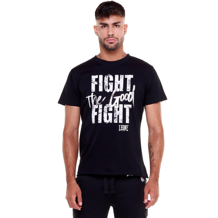 T-shirt da uomo stampa 'The good fight' Sporty