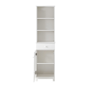 Mobile colonna per bagno 38x34x161 bianco - Aloe