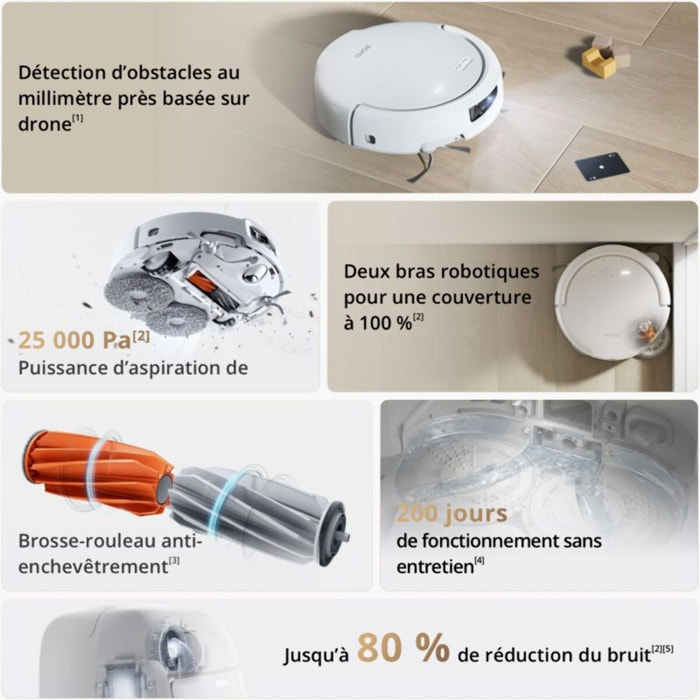 Robot Aspirateur Laveur DJI Romo S