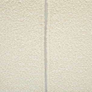 Fauteuil "Edith" en bouclette H73cm blanc