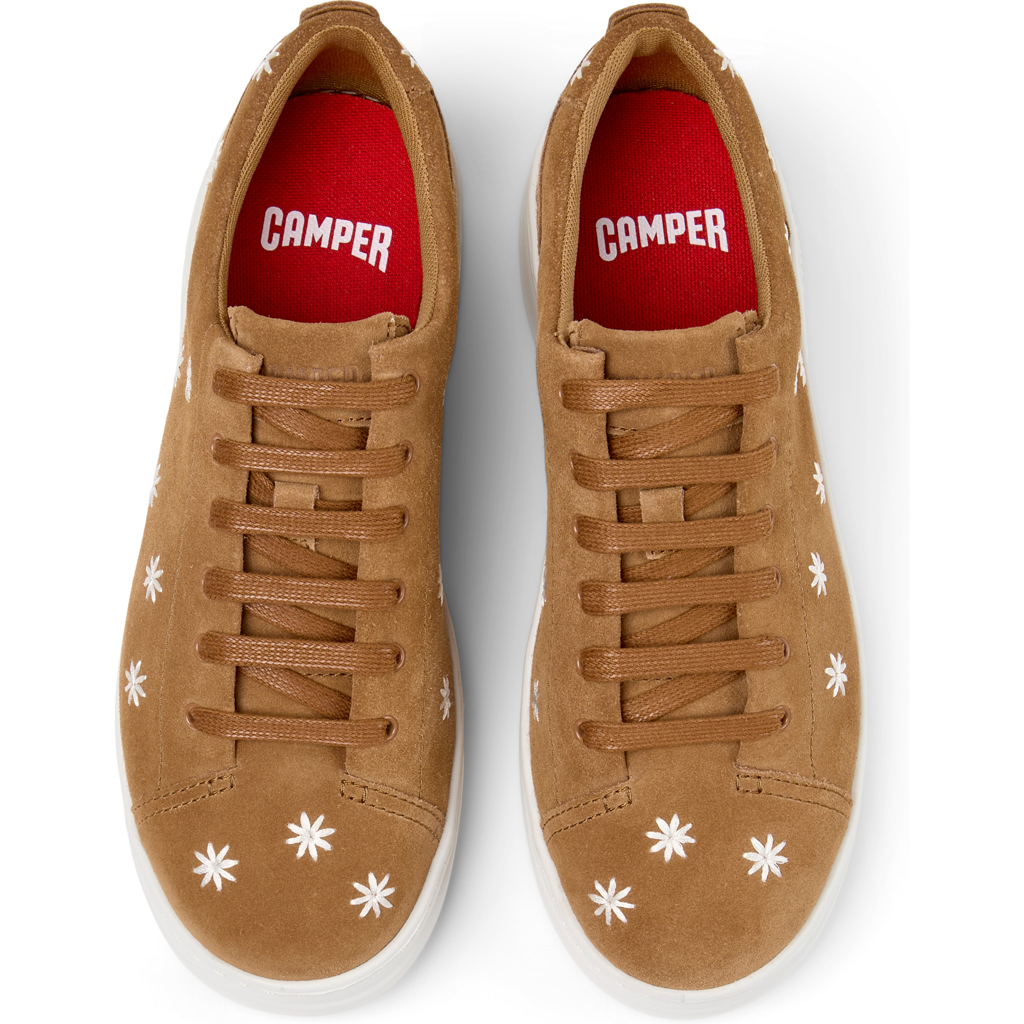 Sneakers - CAMPER Runner Up - Marrone - Pelle scamosciata