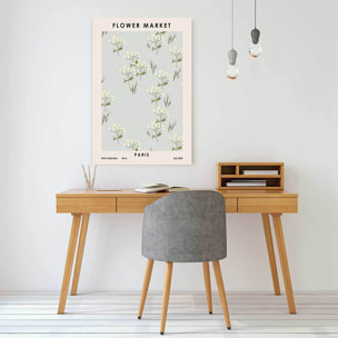 Tableau fleurs paris flower market  Tableau alu Dibond