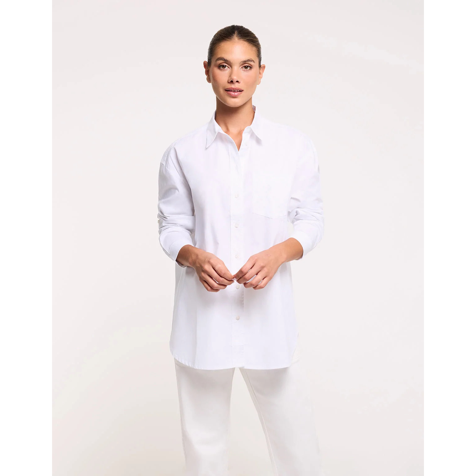Camisa Manga Larga Blanco - Agudo