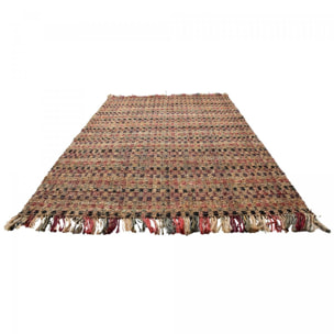 Tapis jute fait à la main motif géométrique HEGE