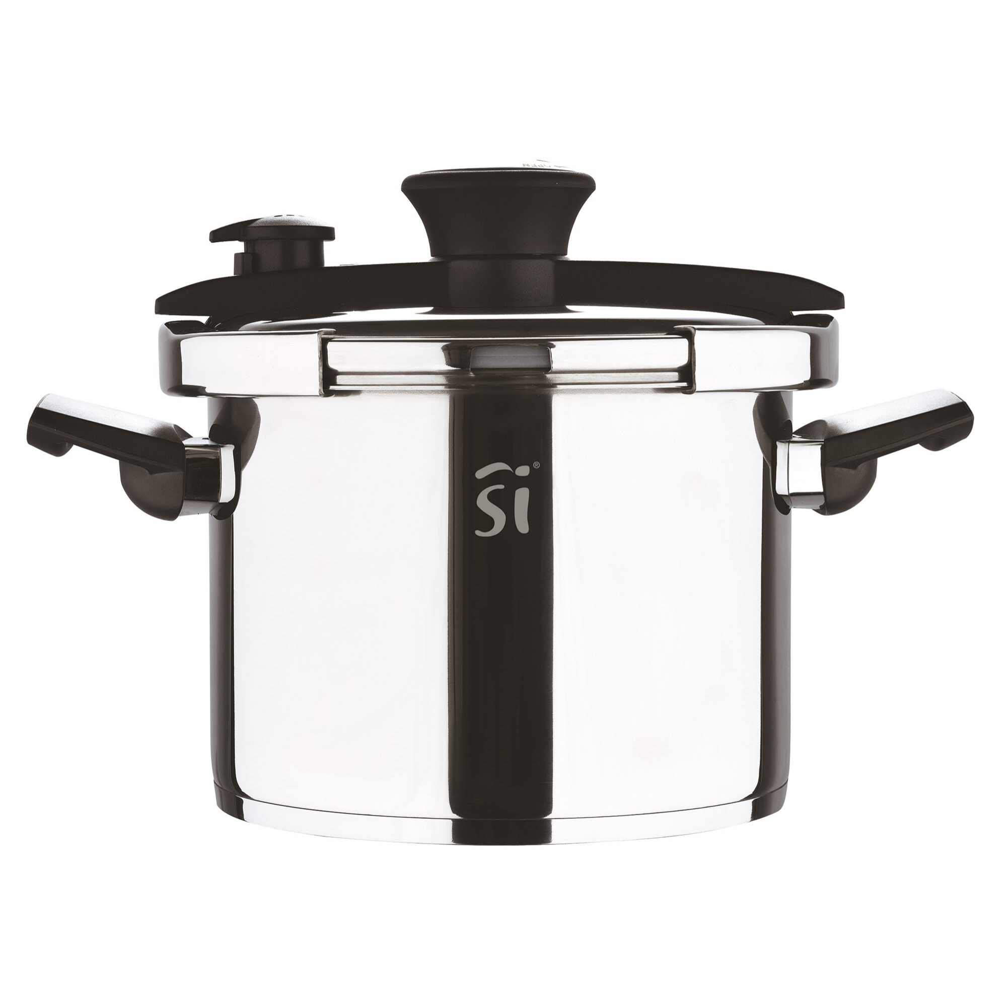 Olla a presión de ø22cm 6l en acero inoxidable leon san ignacio