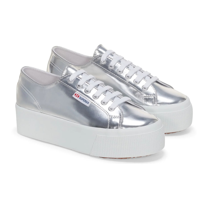 Scarpe da donna Superga Grigio 2790 MIRROR SYNTHETIC MATERIAL