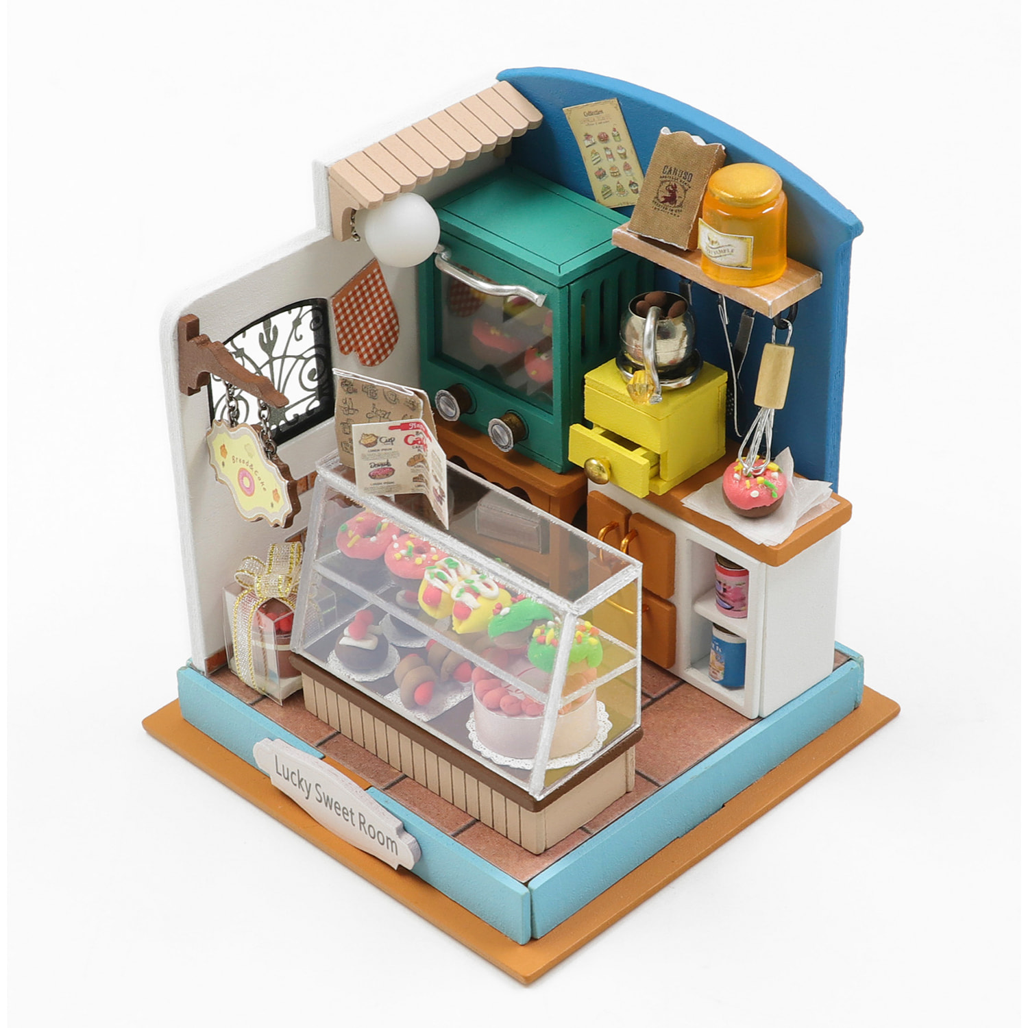Pastelería de la suerte. Maqueta 3D realista con gran detalle y luces led.