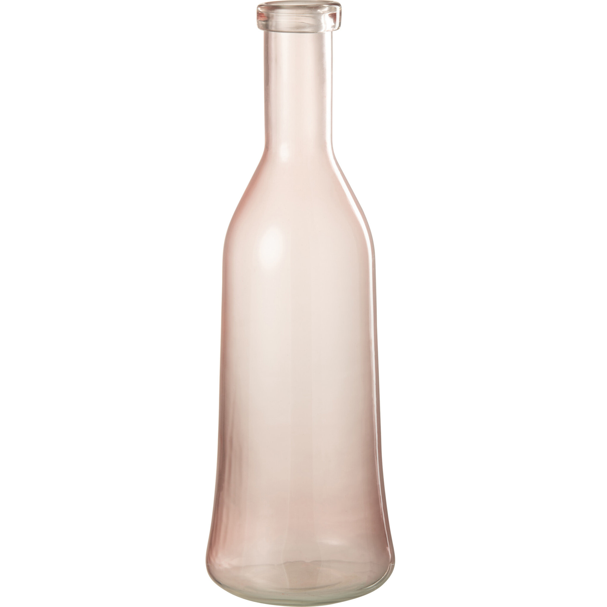 J-Line vase Bruni - verre - rose clair - medium - 45 cm de hauteur