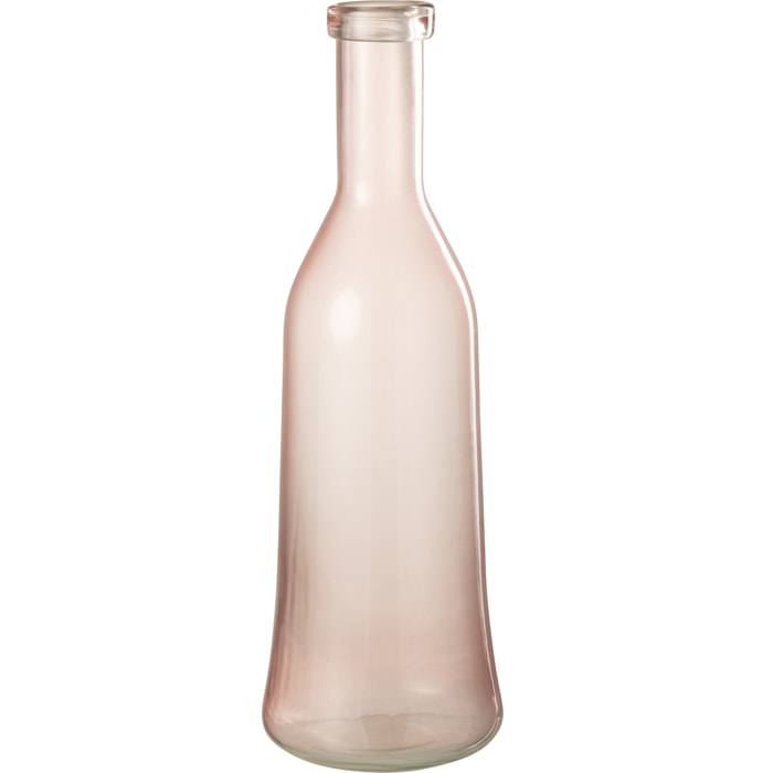 J-Line vase Bruni - verre - rose clair - medium - 45 cm de hauteur