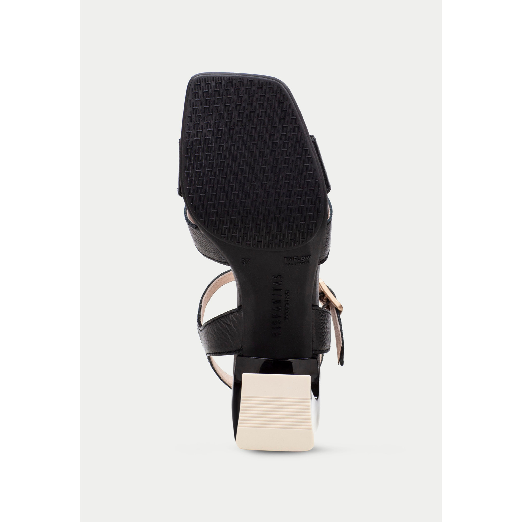 Sandalia Tacon Mallorca Negro 6,5 cm