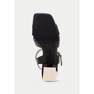 Sandalia Tacon Mallorca Negro 6,5 cm