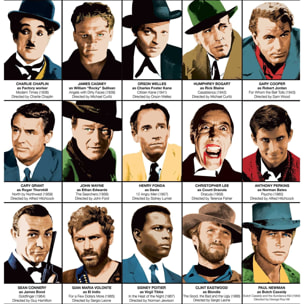 Affiche - Legendary actors chronology - Olivier Bourdereau