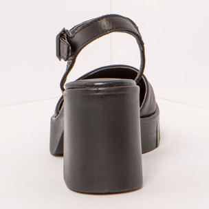 Sandalias con tacón 1991 NAPPA BLACK / EIVISSA color Black