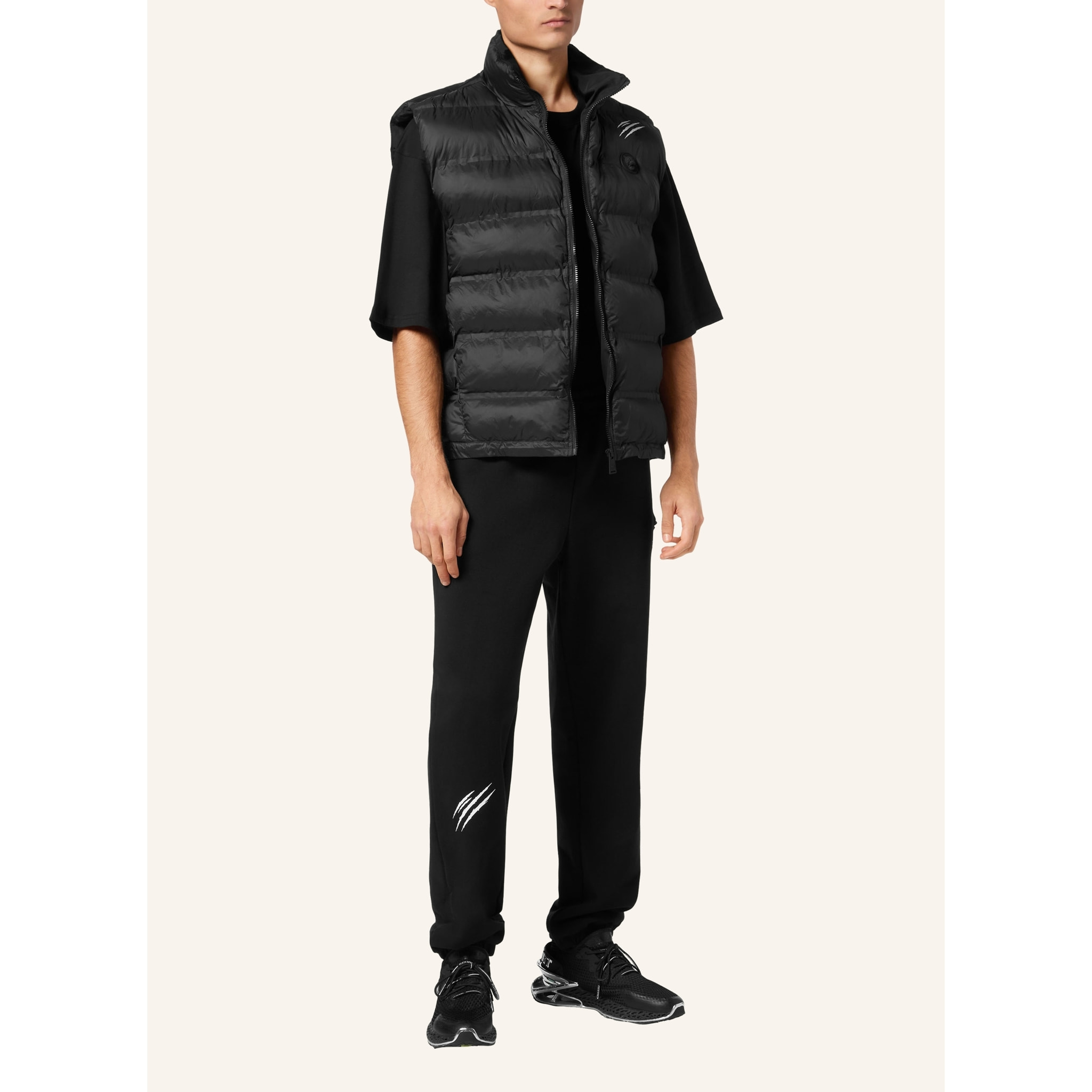 PLEIN SPORT Chaleco de plumón SCRATCH