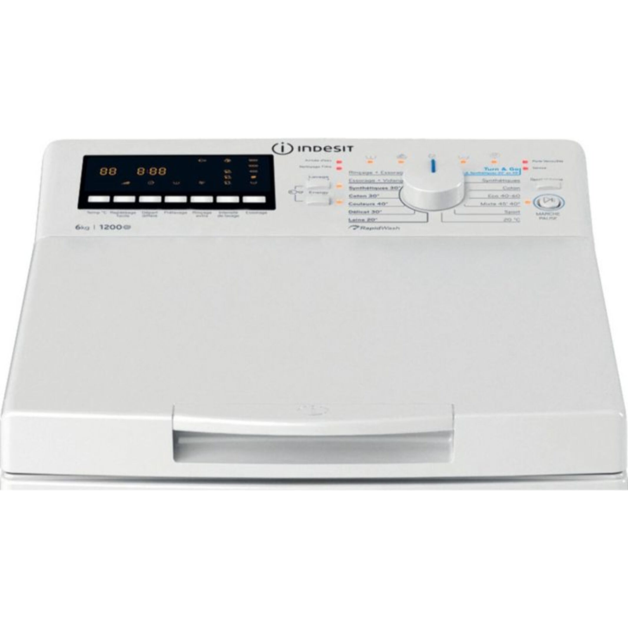 Lave linge top INDESIT BTWHS6261FR