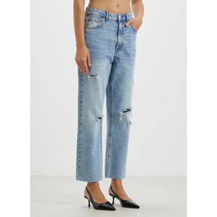 Jeans straight cropped