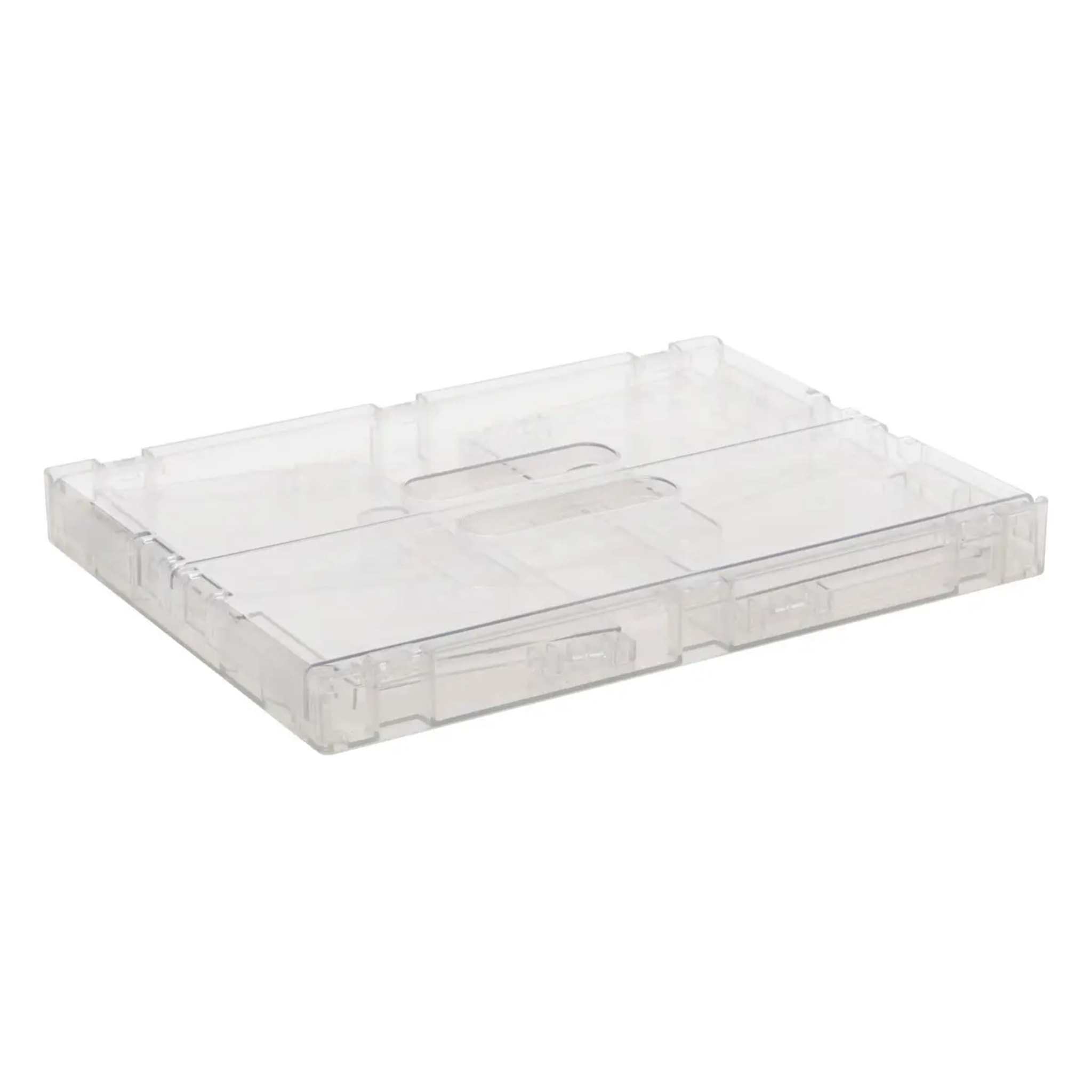 Boîte de rangement "Fold n Box" pliable et empilable beige 22L