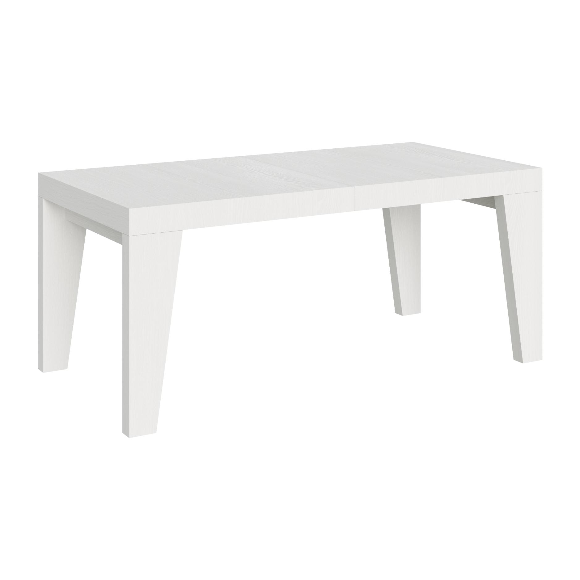 Mesa extensible 90x180/440 cm Naxy Fresno Blanco