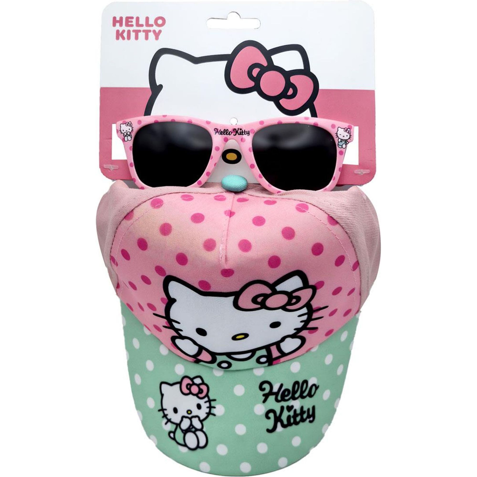 Gorra Set Gafas De Sol Hello Kitty