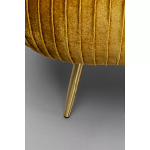 Banc Suri velours ocre Kare Design