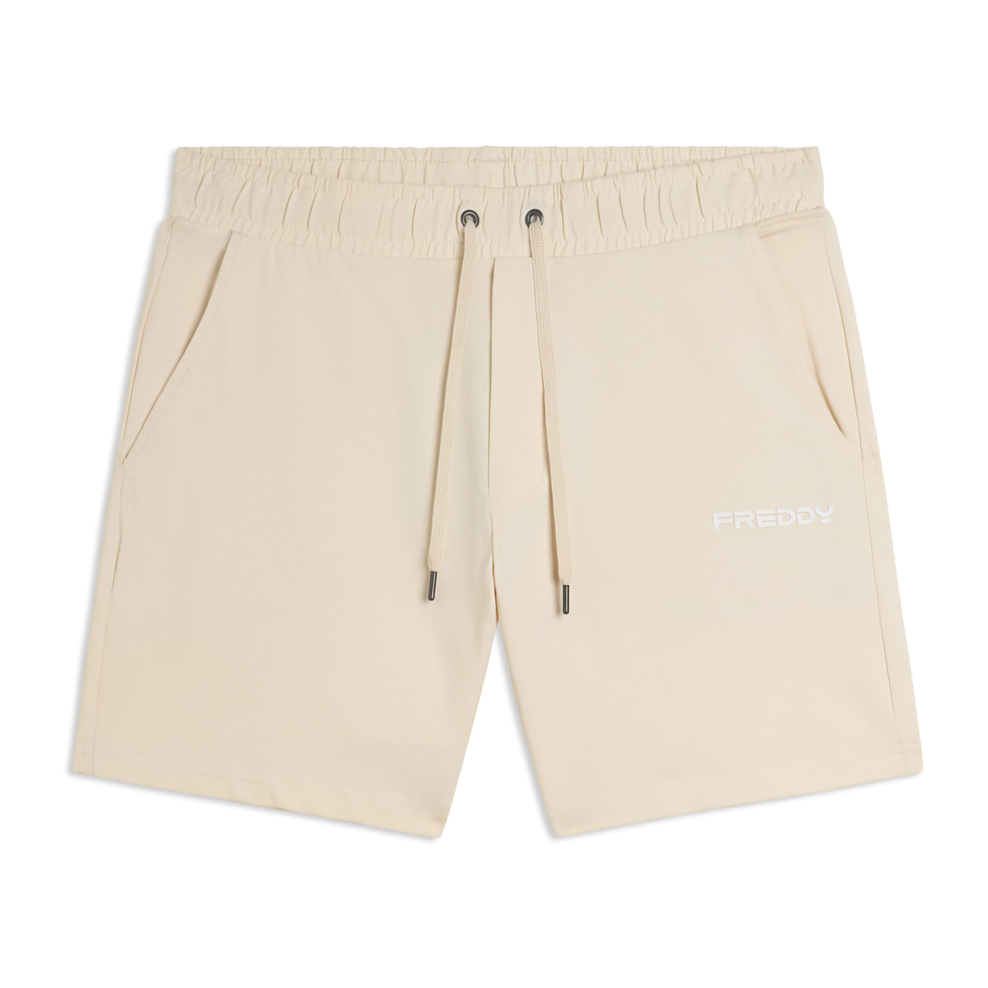 Pantaloni corti a metà coscia in jersey stretch