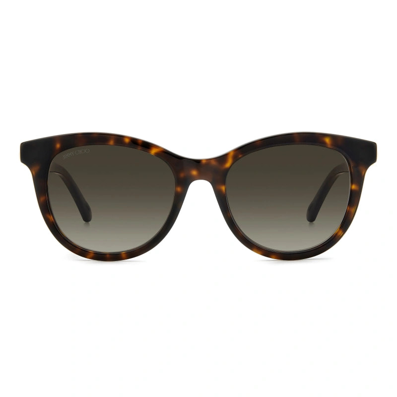 Jimmy Choo - lunettes de soleil - doré - protection solaire : catégorie 2