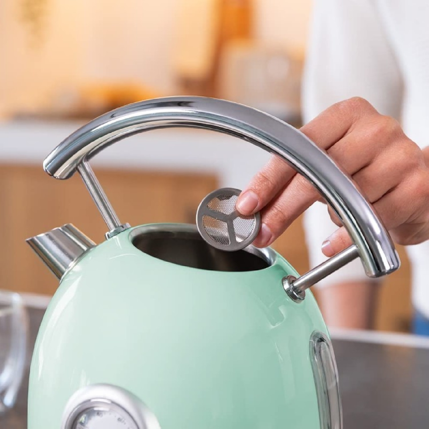 Cecotec Bouilloire Thermosense 420 Vintage Light Green