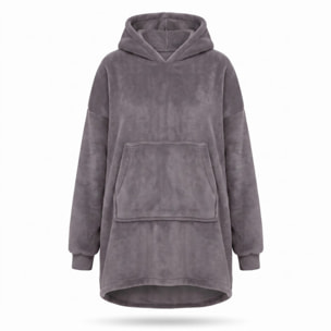 Felpa coperta in poliestere - Grigio