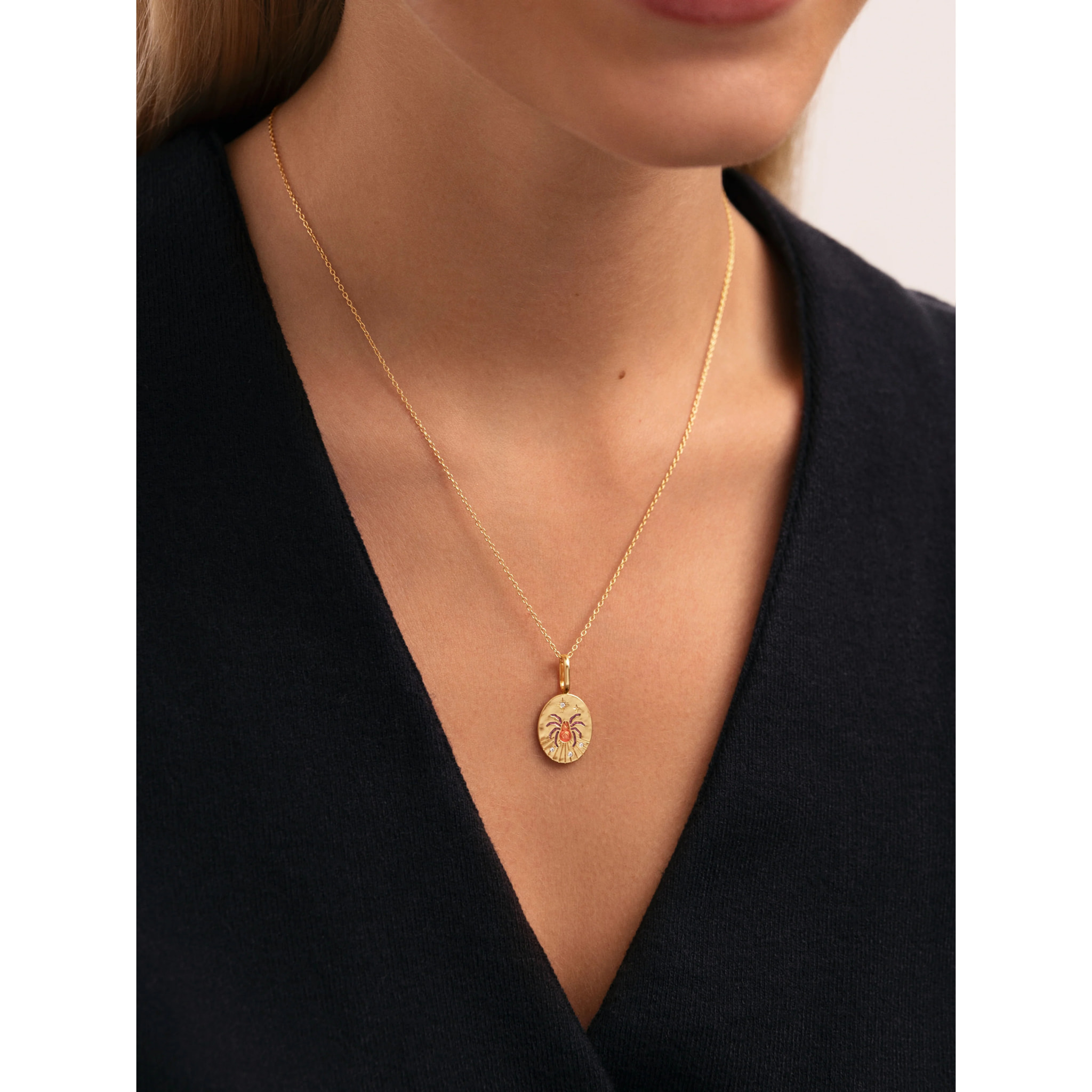 Charm Mystic Ragno Placcato Oro