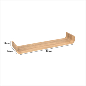 Étagère courbée beige