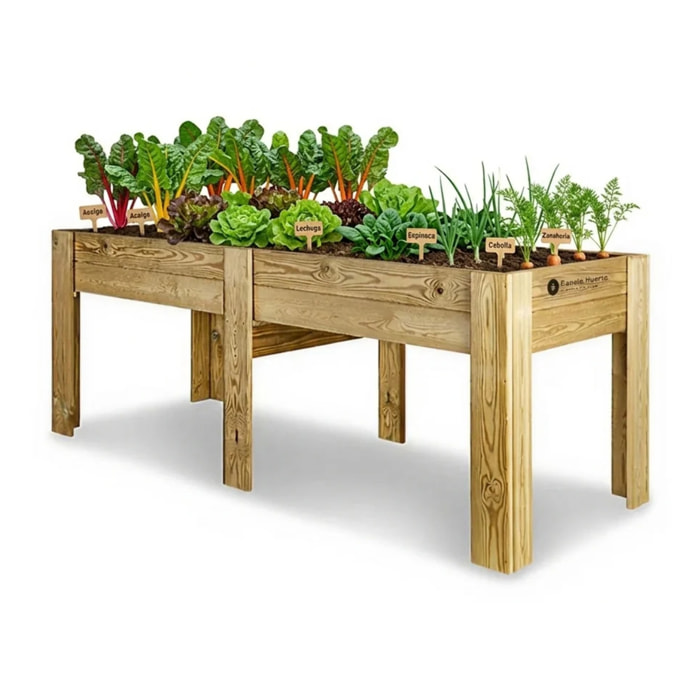 Mesa de Cultivo Huerto XXL80 Planeta Huerto (200X80X80) 270L