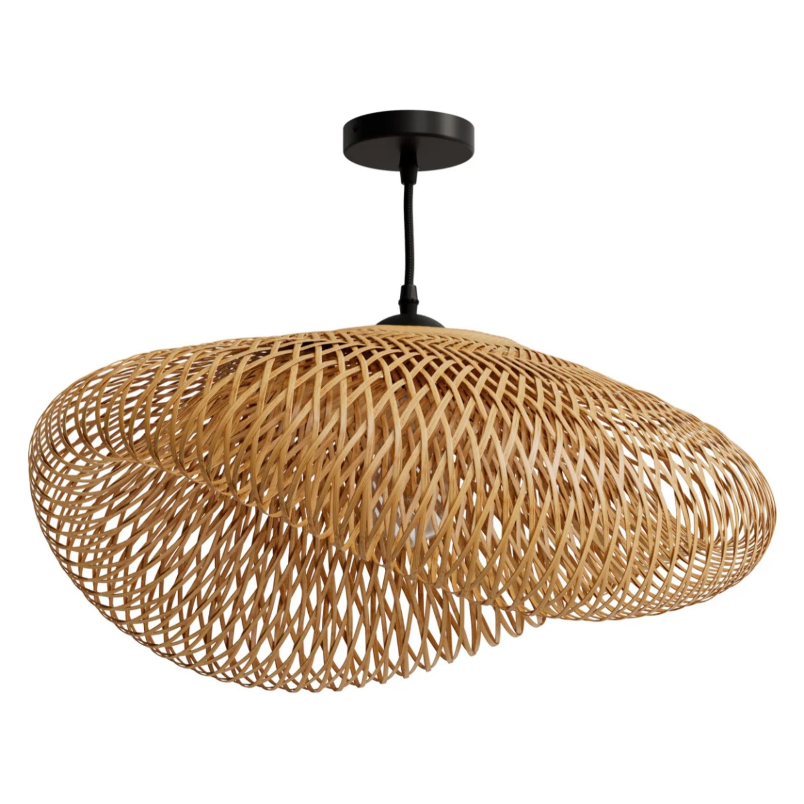 Suspension en bambou naturel D60 cm - Anya