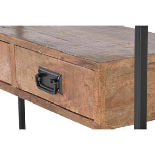 Consola de Madera de Mango 110 Cm Estilo Industrial