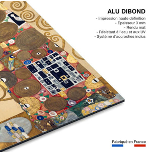 Tableau célèbre Klimt L' Accomplissement Tableau alu Dibond