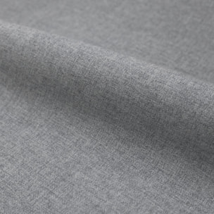 Lit double 160x200 cm avec coffre en tissu gris - Tilly