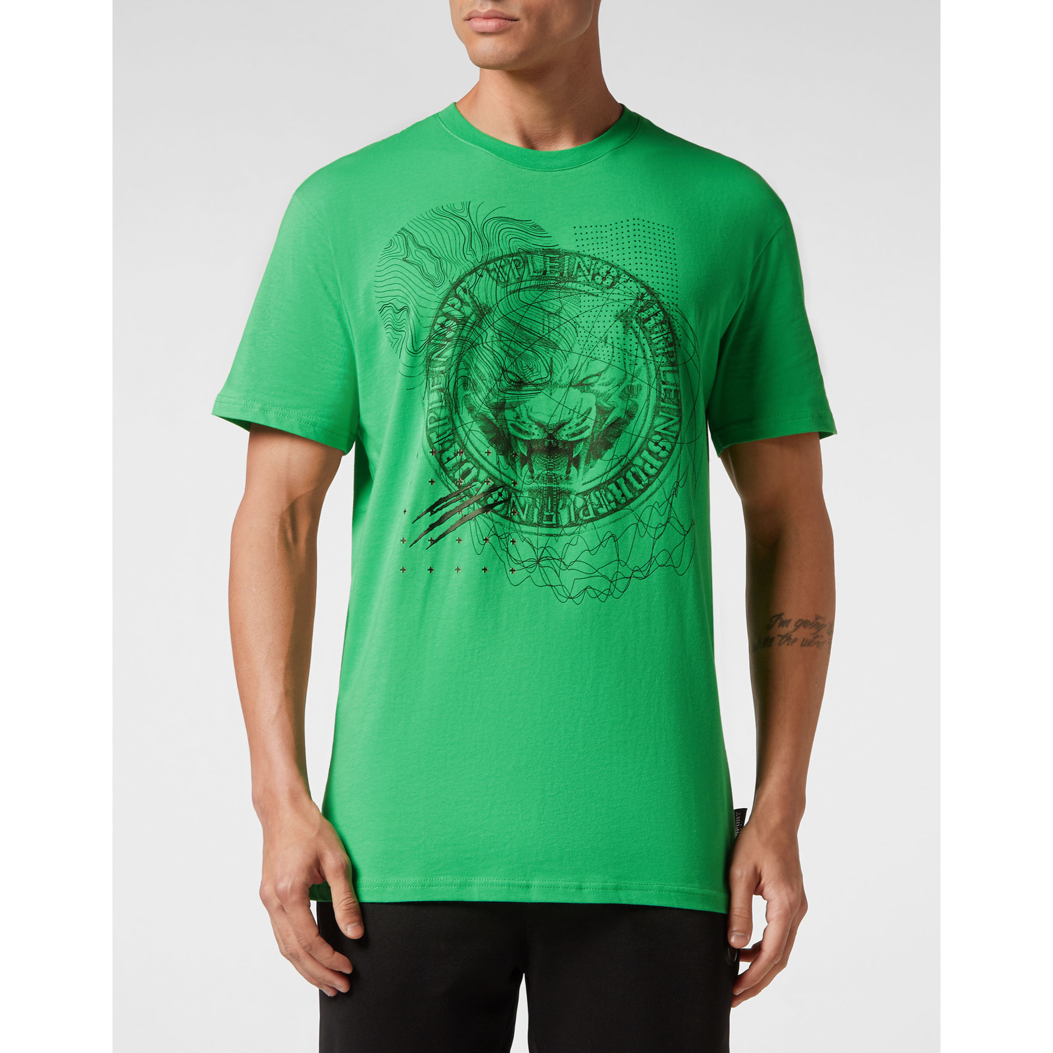 PLEIN SPORT T-Shirt Round Neck TIGER