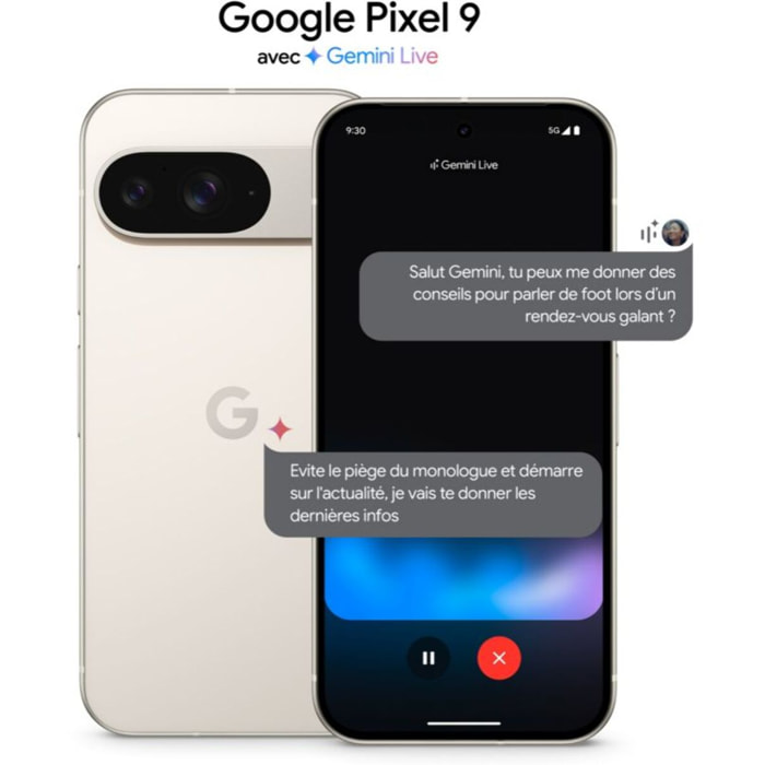 Smartphone GOOGLE Pixel 9 Porcelaine 128Go
