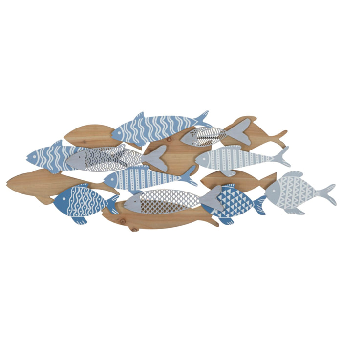 PANNELLO DA MURO FISH SEA CM 91X3X33,5