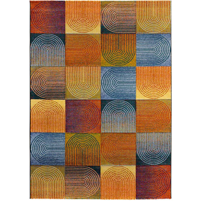 SYBIL Alfombra geométrica en multicolor, varias medidas disponibles