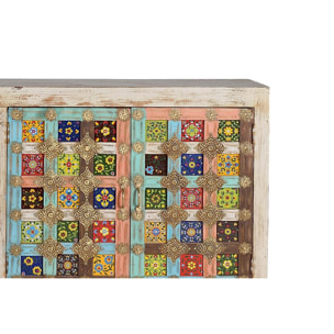 Aparador - Madera de Mango y Metal - 180x40x90cm