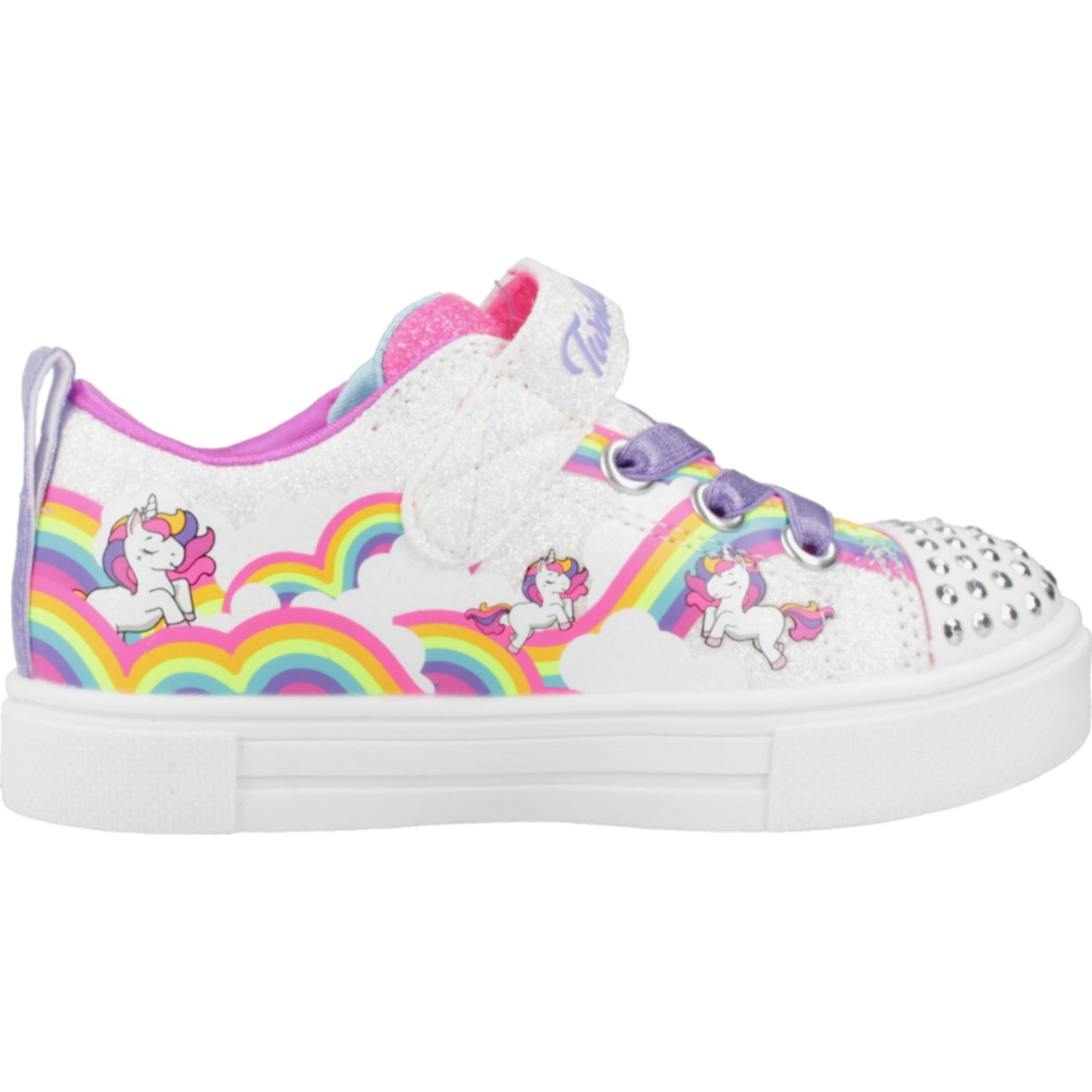 Zapatillas Niña de la marca SKECHERS  modelo TWINKLE SPARKS - JUMPIN CL White