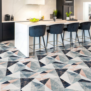 Revêtement sticker sol - ART MODERNE - Rouleau adhésif Protection Anti-dérapant