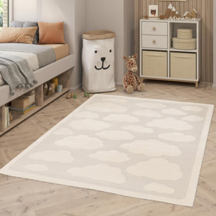 Tapis enfant tissémotif Nuage MIGU
