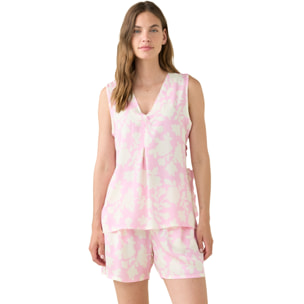 Pigiama donna estivo in viscosa articolo floret. Noidinotte